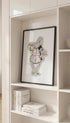White Rabbit from Alice's Adventures in Wonderland Animal Art Print Mockup