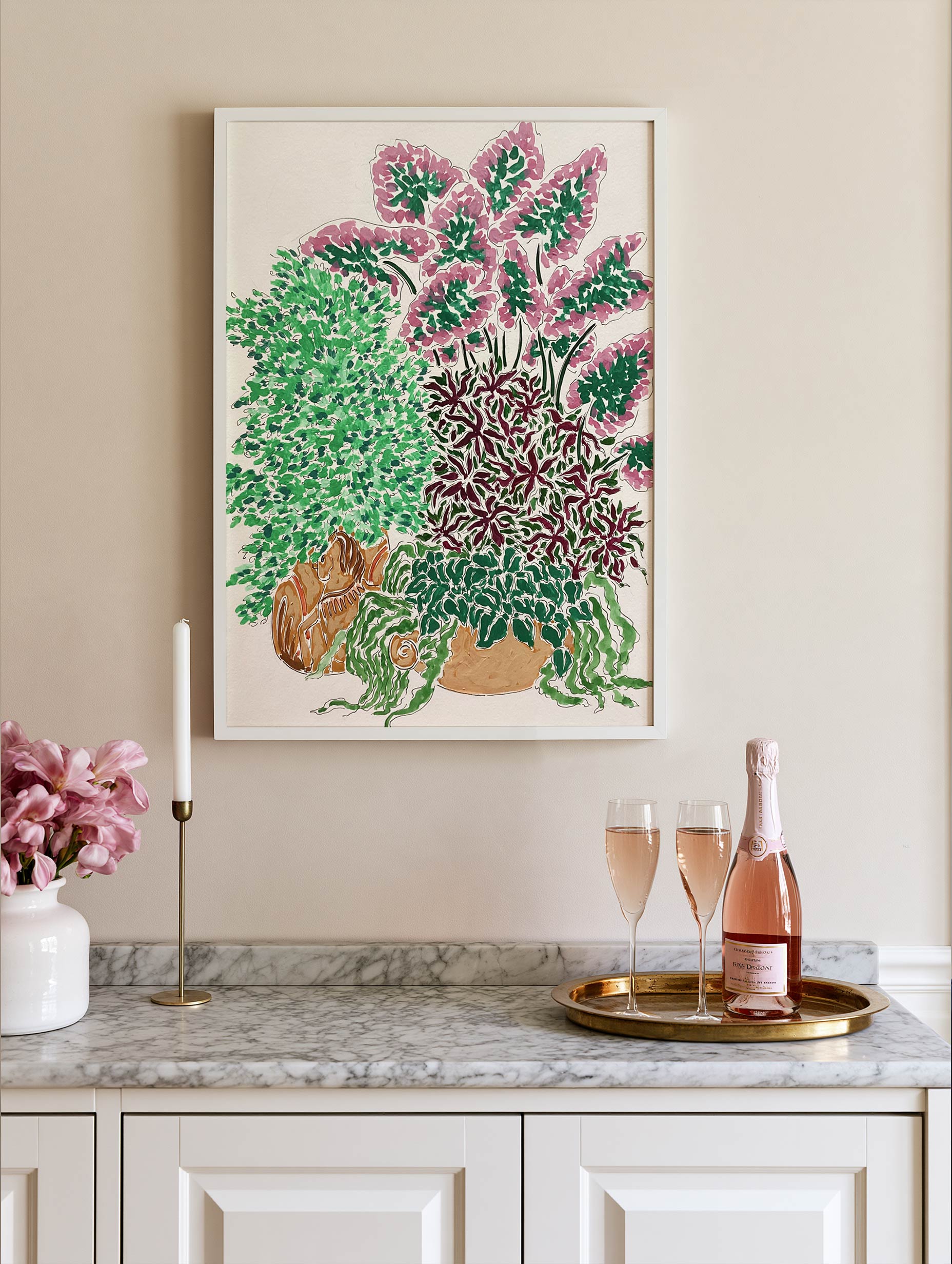 Grön Inredning Stilleben – Henri Matisse