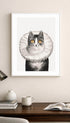 The Widow Frederick Dielman Art Print Mockup