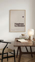 Happiness Is a Decision Poster Mockup