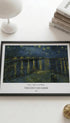 Starry Night on the Rhône Van Gogh Art Print No 2 Mockup