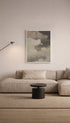Cloudy Sky Abstract Art Print Mockup