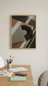 Black Vinyl Record Retro Wall Art Mockup