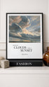 Study of Clouds with a Sunset Simon Denis Art Print Mockup