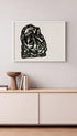 Head of a Man Looking Upwards to the Right Leo Gestel Art Print Mockup
