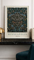 Minneapolis William Morris Art Print Mockup