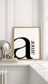 Amour Minimalist Typography Poster Mockup