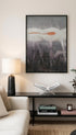 White Flamingoes Abbott Handerson Thayer Art Print Mockup