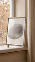 Gray Pebble Minimalist Art Print Mockup