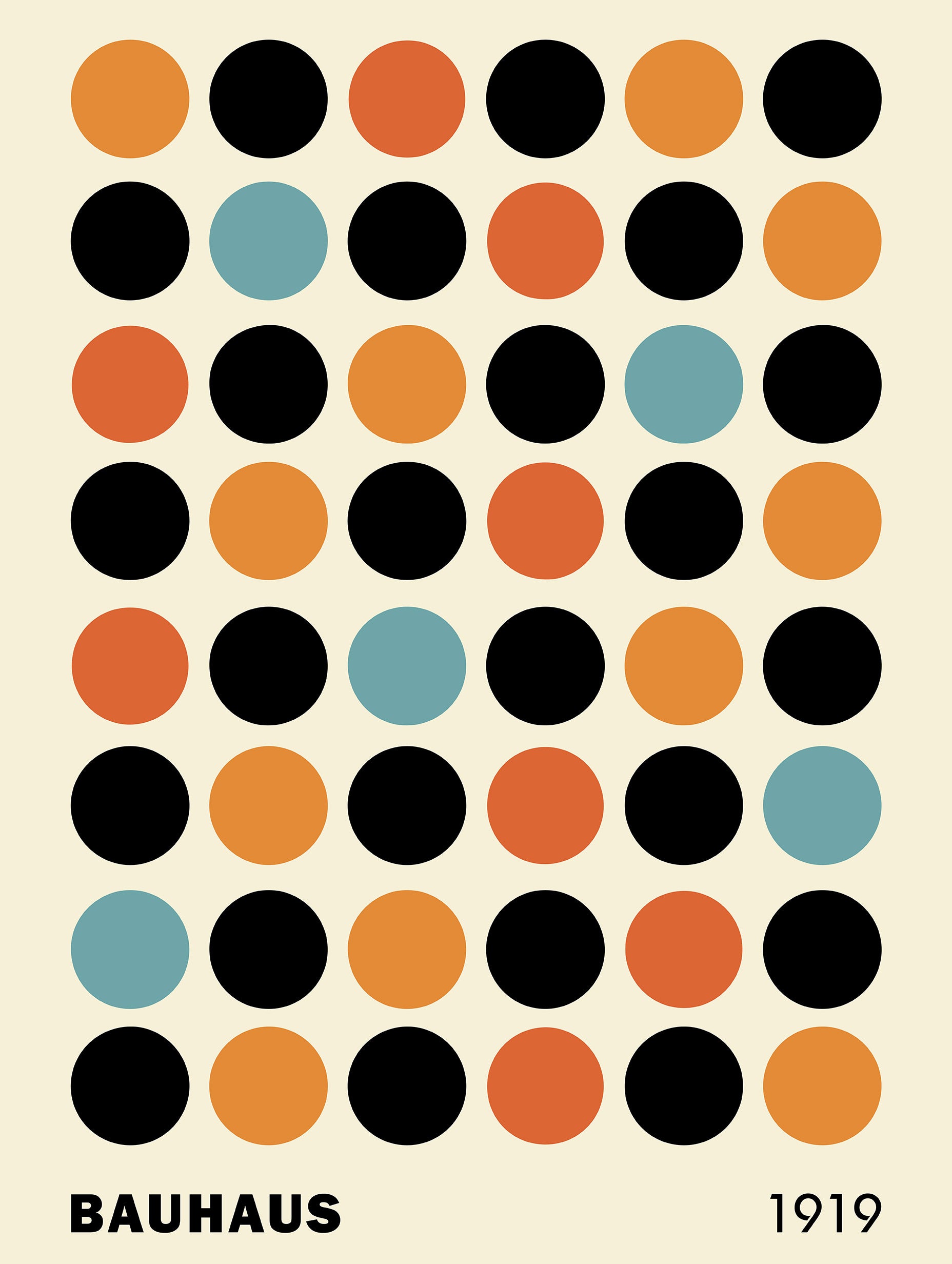 Bauhaus-prickar-poster