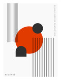 Bauhaus Modern Shapes Poster