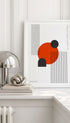 Bauhaus Modern Shapes Poster Mockup
