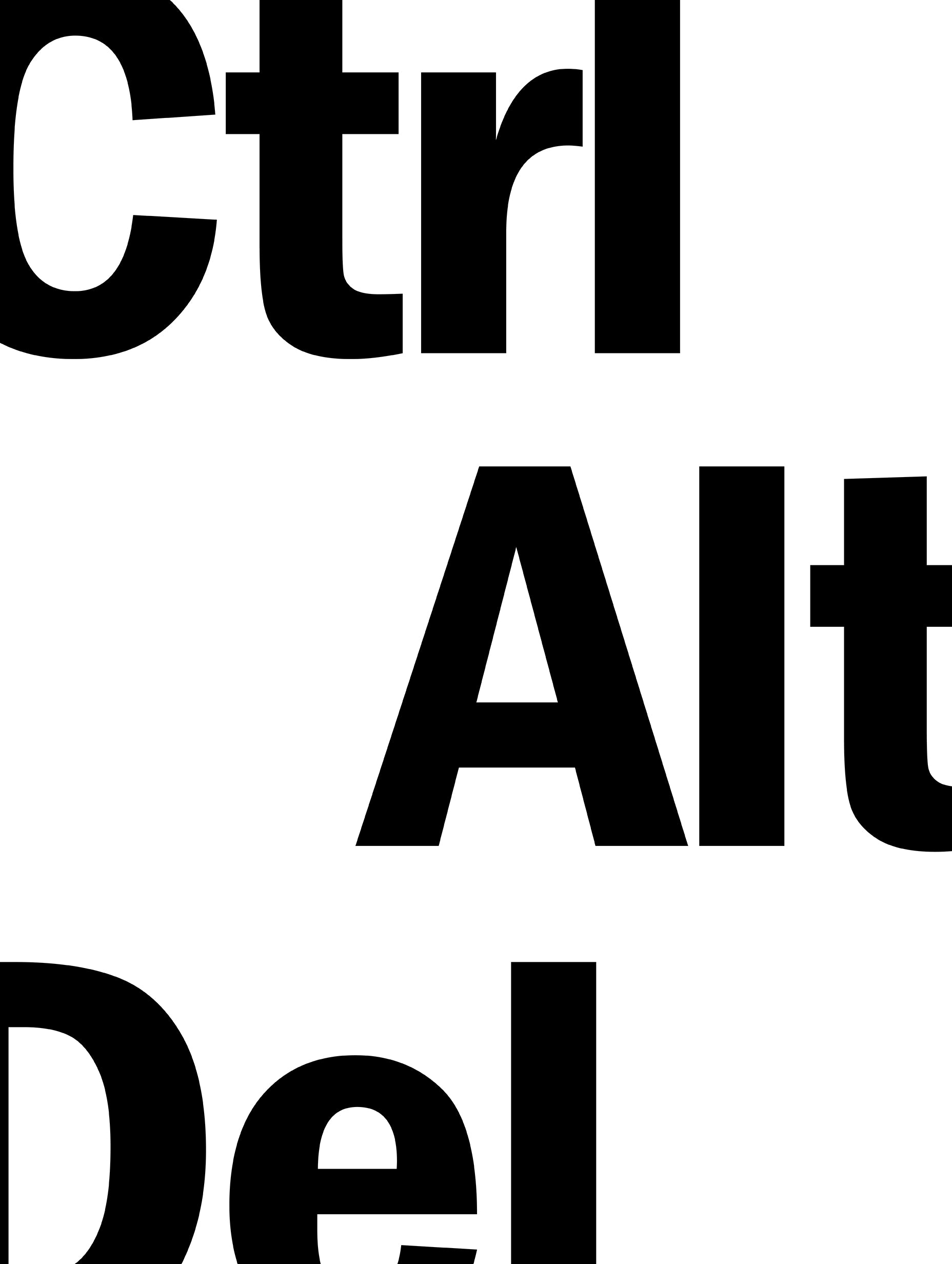 Ctrl Alt Del-poster