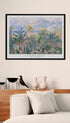 Palm Trees at Bordighera - Claude Monet Mockup