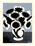 Retro Flower Bouquet Poster