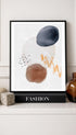 Watercolor Circles Art Print Mockup