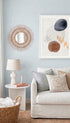 Watercolor Circles Art Print Mockup