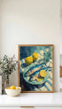 Gouache Painting Kitchen Artwork Mockup