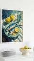 Gouache Painting Kitchen Artwork Mockup