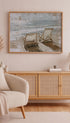 Seaside Chairs Art Print Mockup