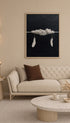 Between Two Ends Minimalist Art Print Mockup