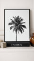 Palm Tree Botanical Poster Mockup