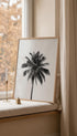Palm Tree Botanical Poster Mockup