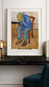 Sorrowing Old Man ('At Eternity's Gate') Van Gogh Art Print Mockup
