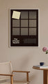 The Chosen Square Abstract Typography Poster Mockup