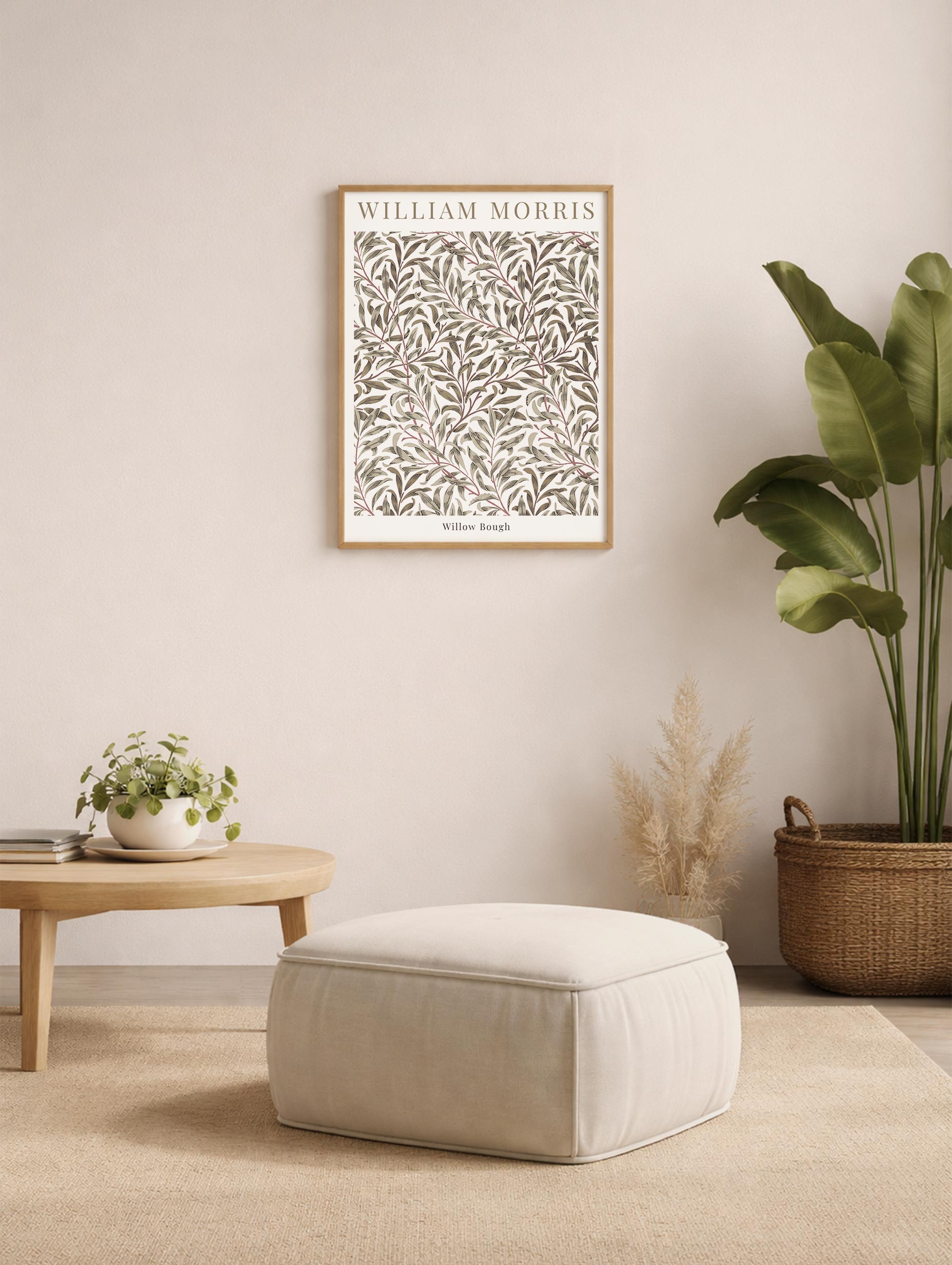 Willow Bough William Morris Art Print No 1 Mockup