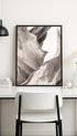 Dry Leaf Texture Botanical Poster Mockup