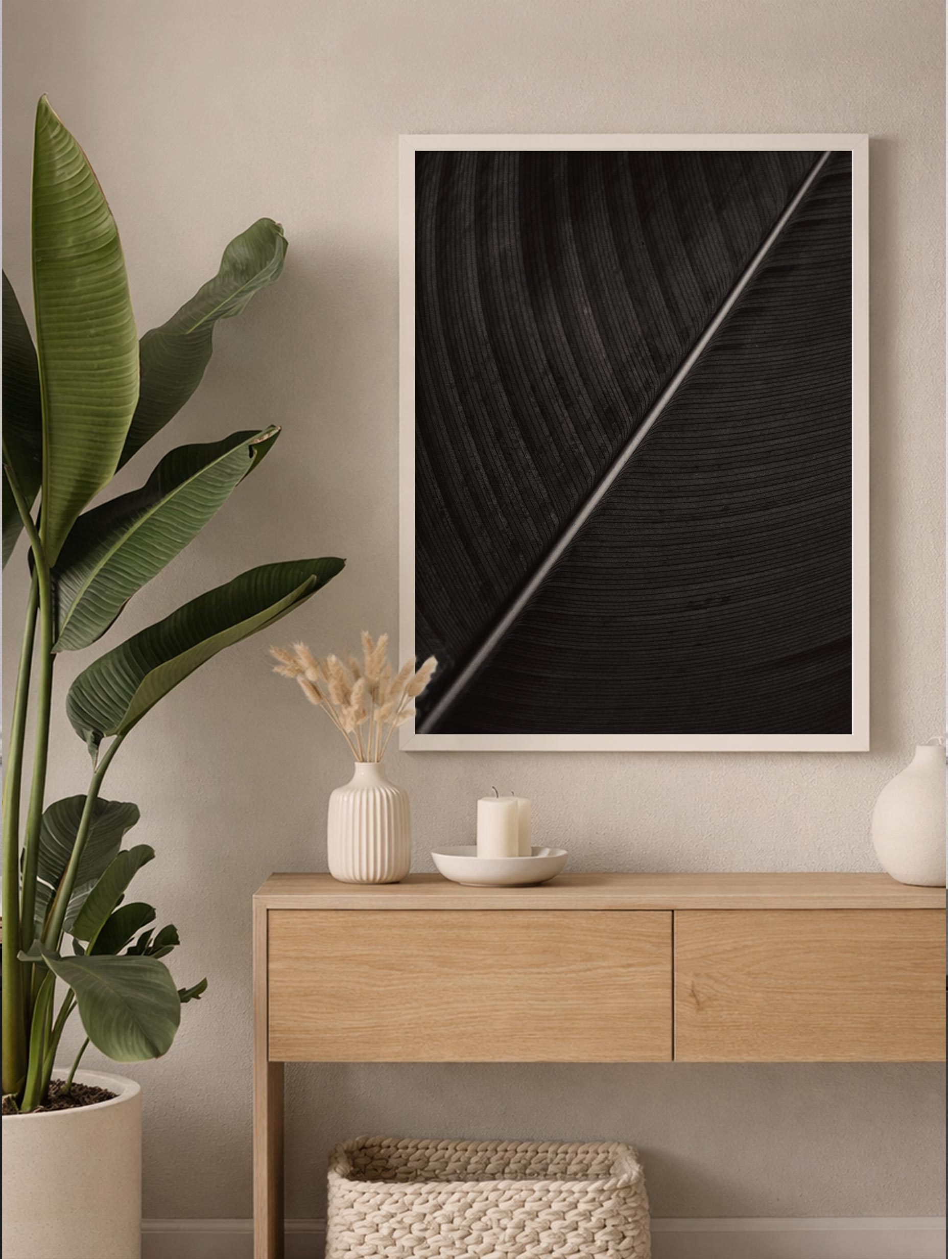 Black Texture Poster Mockup