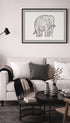 Elephant Leo Gestel Animal Art Print Mockup