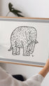 Elephant Leo Gestel Animal Art Print Mockup