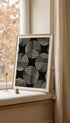 Monochrome Optic Grid Poster Mockup