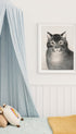 The Favorite Cat Nathaniel Currier Animal Art Print Mockup