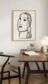 Woman's Head Leo Gestel Art Print Mockup