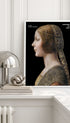 La Bella Principessa Leonardo Da Vinci Art Print Mockup
