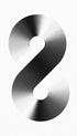 Infinity Symbol Black and White Poster No 1