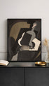 Seated Woman (Woman with the Body of a Guitar) Diego Rivera Art Print Mockup