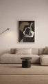 Seated Woman (Woman with the Body of a Guitar) Diego Rivera Art Print Mockup