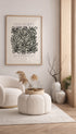 Live Simply, Bloom Wildly Flower Art Print Mockup