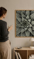 Haworthiopsis Limifolia Flower Poster Mockup