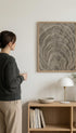 Geode Pattern Rug Abstract Art Print Mockup