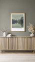 The Seine at Giverny Claude Monet Art Print Mockup