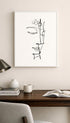 Buddha Line Art Print Mockup