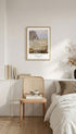 Stormy Sea in Étretat Claude Monet Art Print Mockup