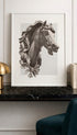 Horse's Head Albert Ryder Art Print Mockup