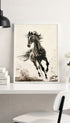 Running Horse Poster