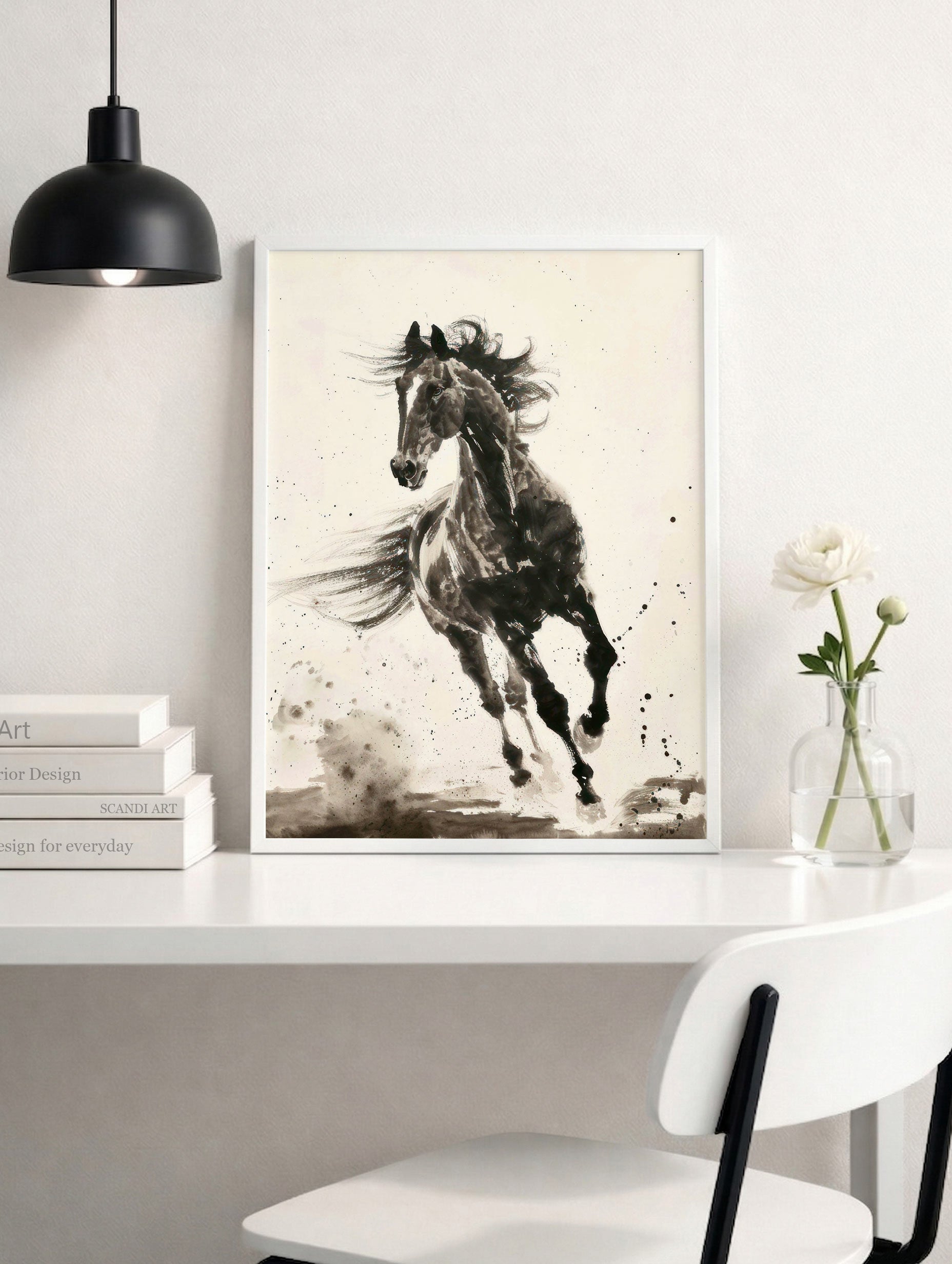Running Horse Poster